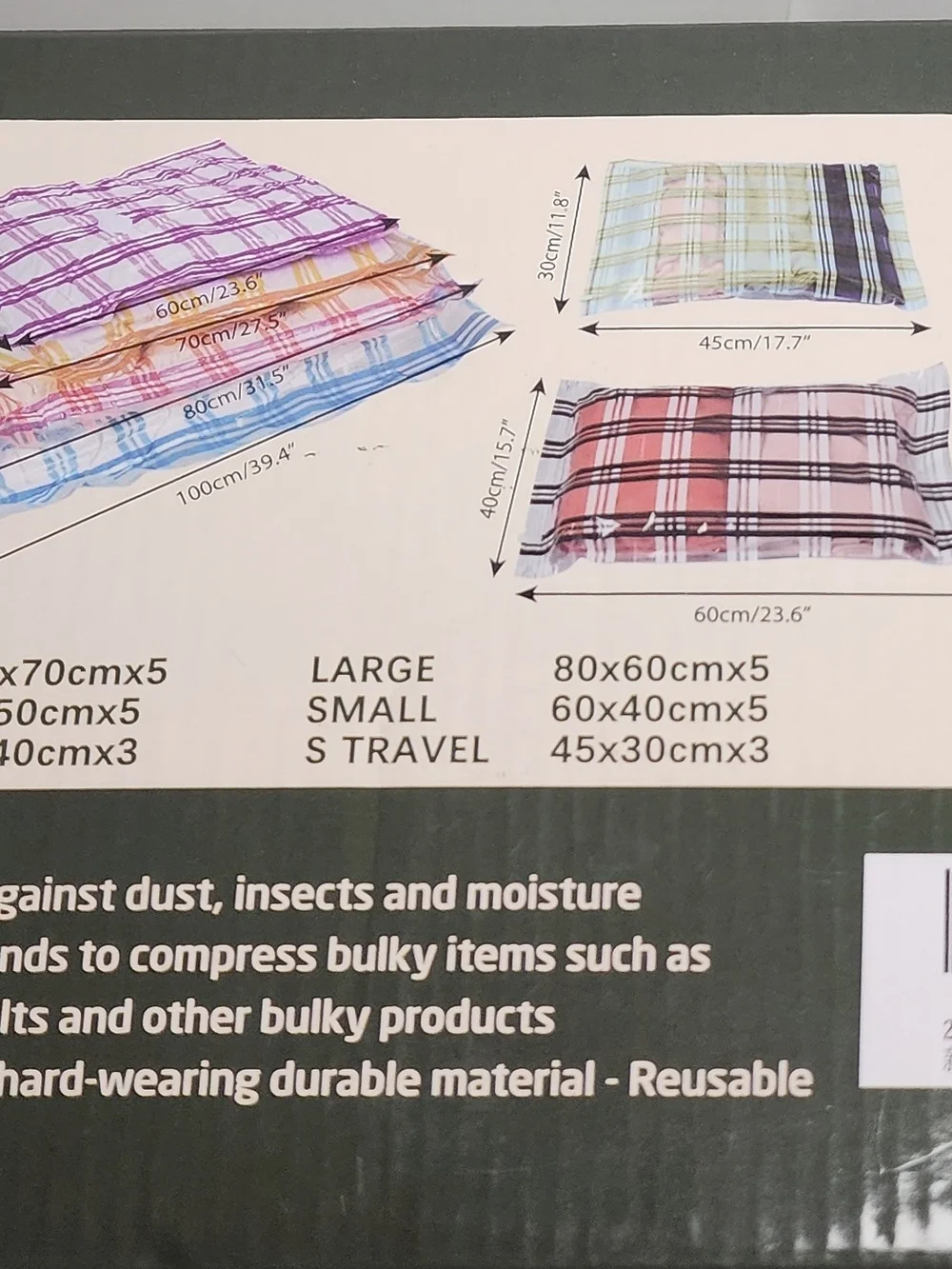Storage Master 26 PACK Combo Vacuum Bags 5Jumbo 5Large 5Med 5Small 3MTrav 3STrav